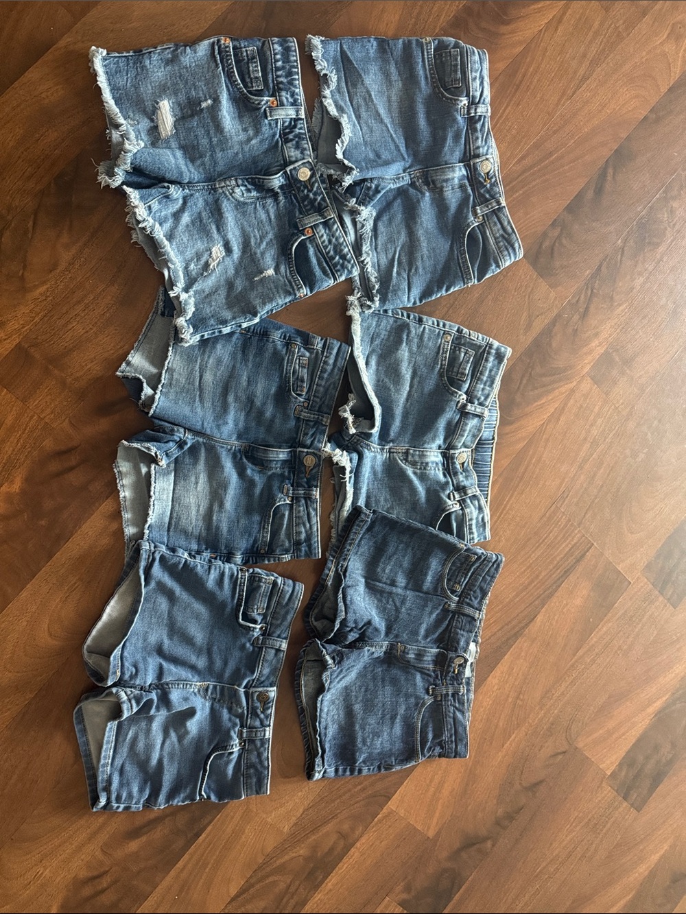 Girls' Blue Denim Shorts - Casual Summer Staple